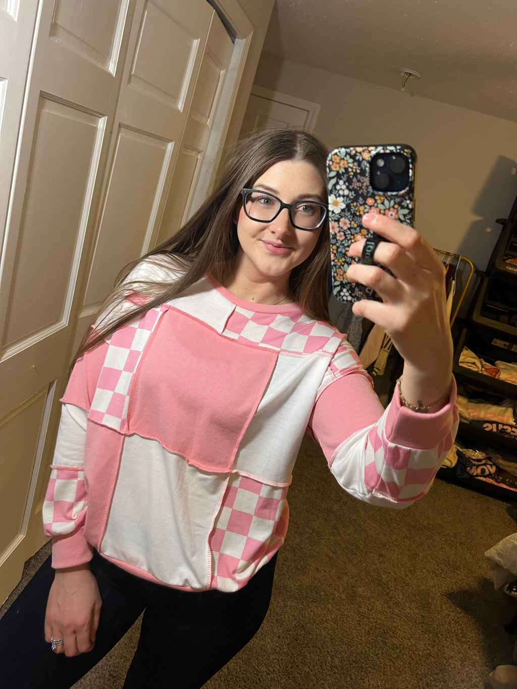 Bubblegum Patchwork Pullover