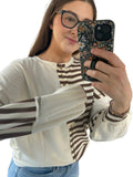 Easy Days Striped Pullover
