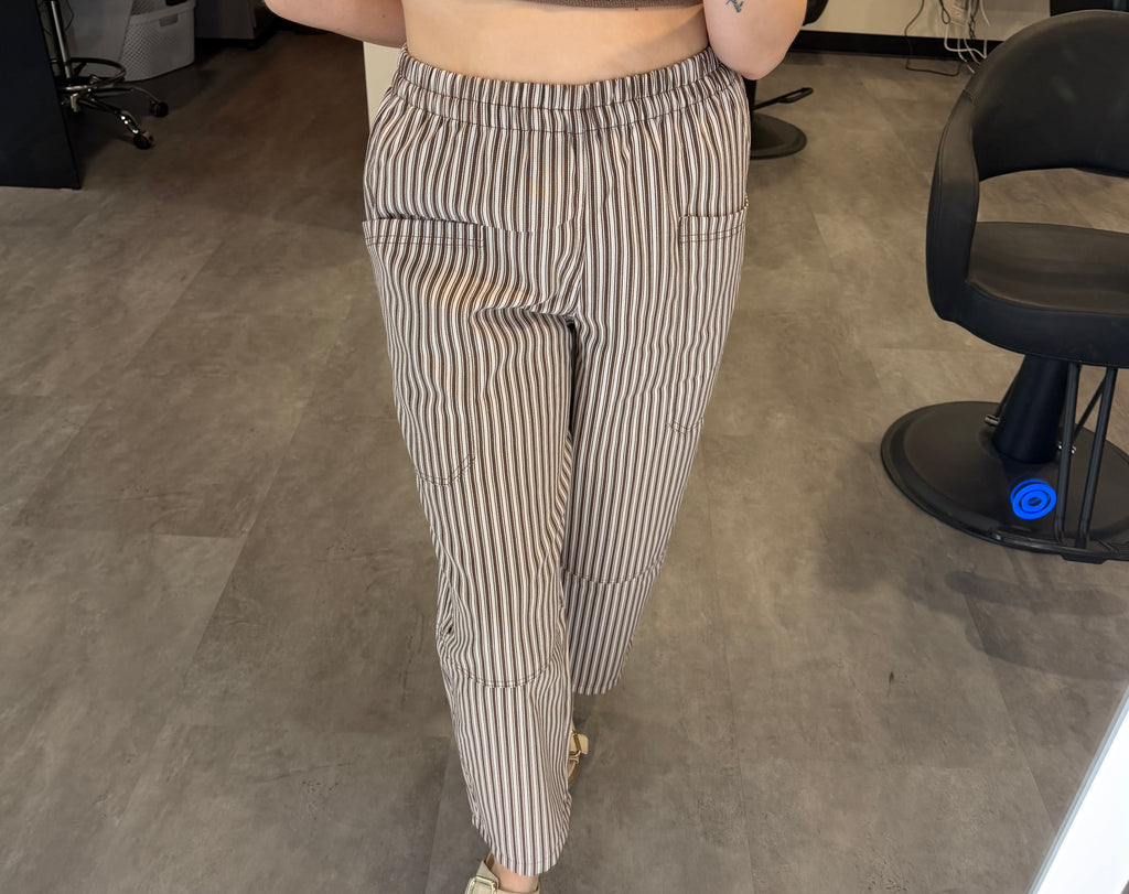 Mocha Barrel Pants