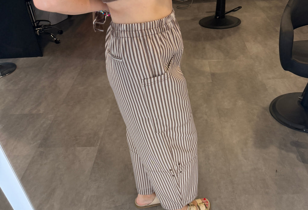 Mocha Barrel Pants