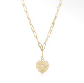 Sunburst Heart Necklace