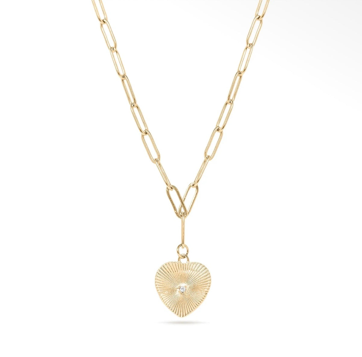 Sunburst Heart Necklace