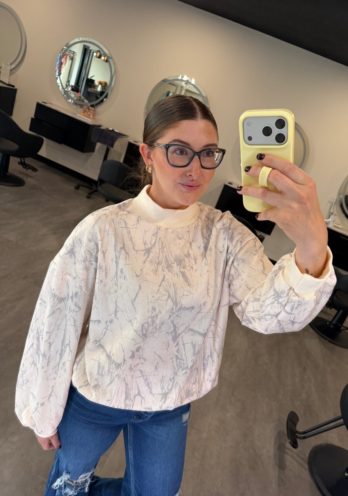 Camo Cutie Mock Neck