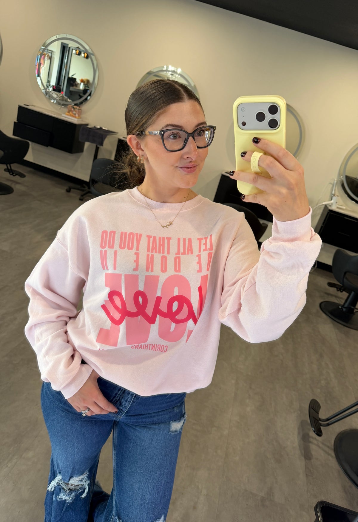 Let All You Do Crewneck