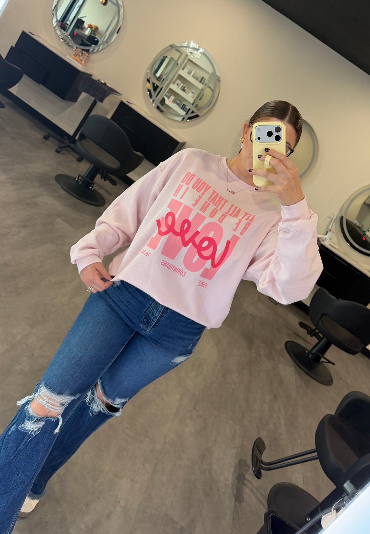Let All You Do Crewneck