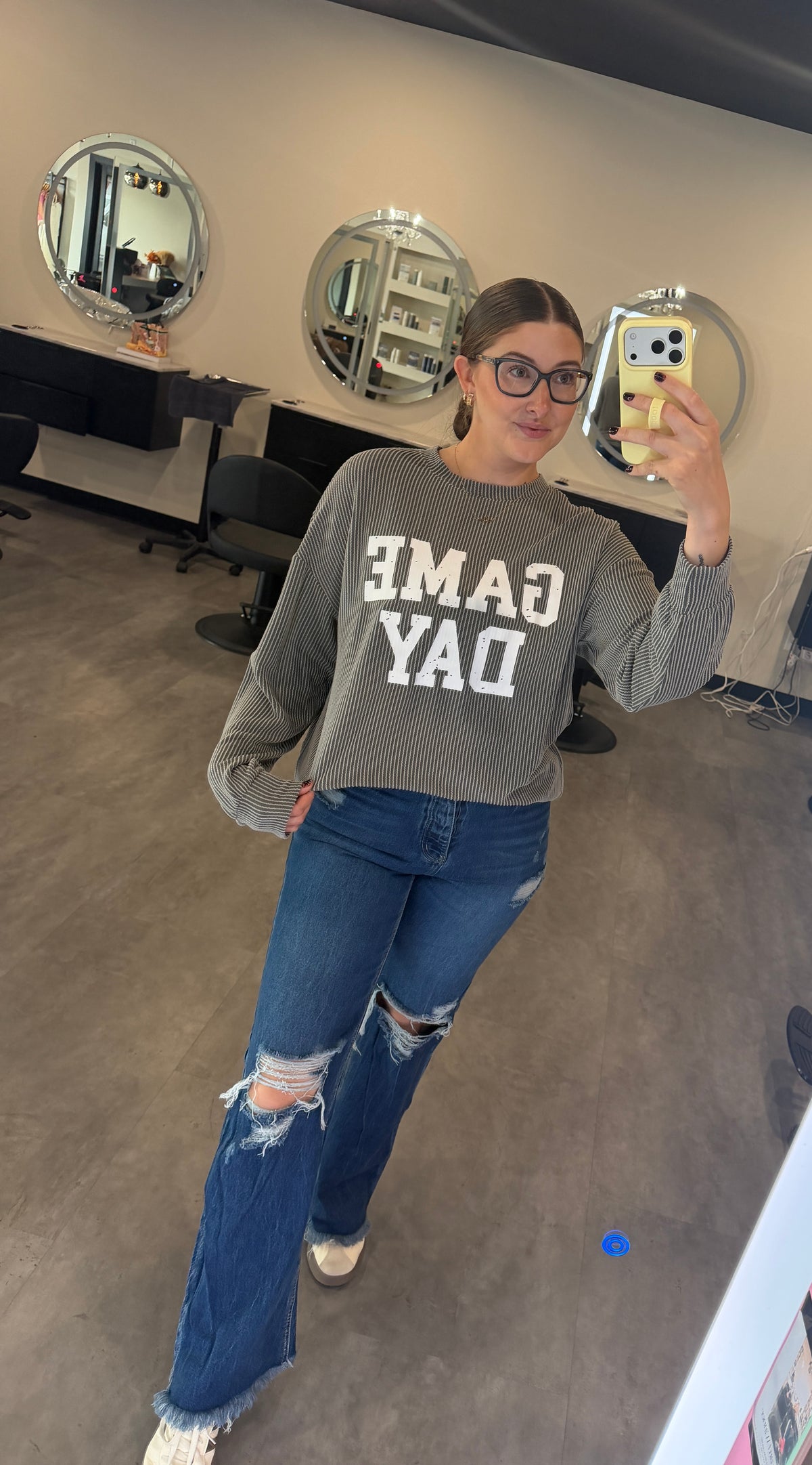 Game Day Ribbed Pullover