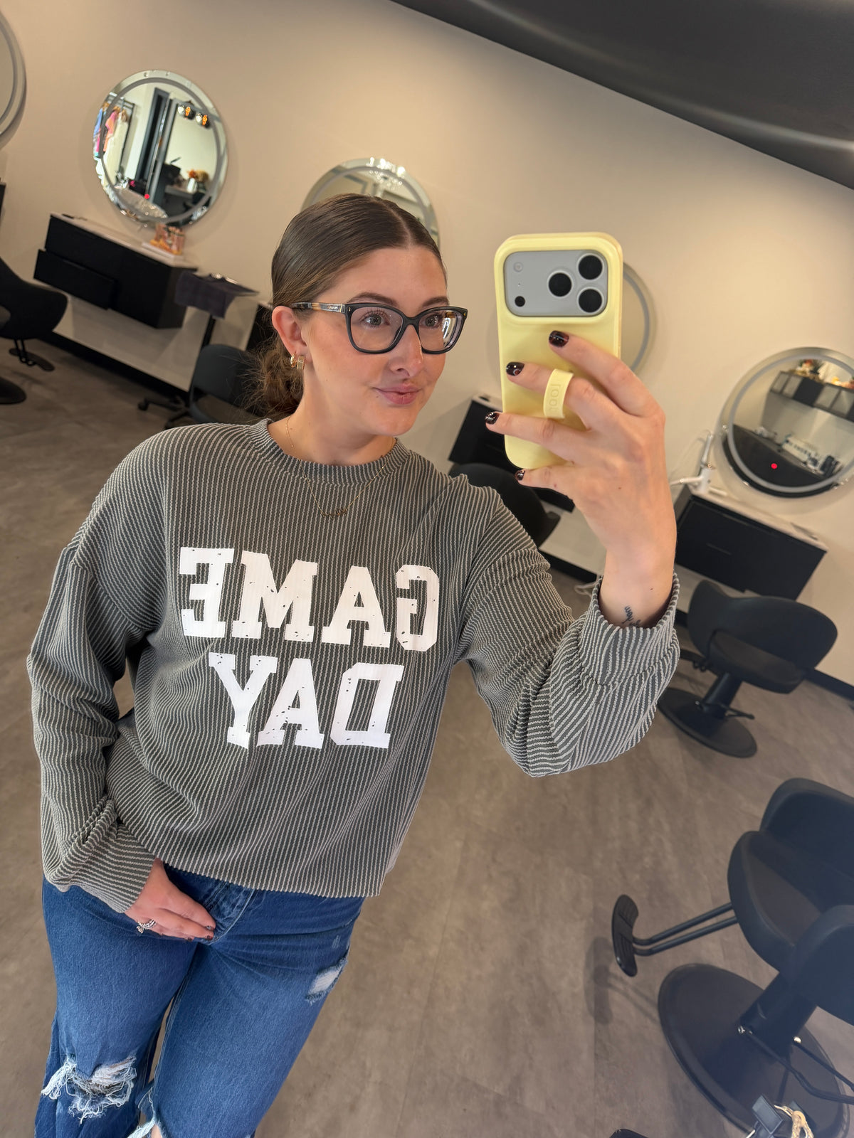 Game Day Ribbed Pullover