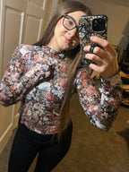 Blush Bloom Mesh Top