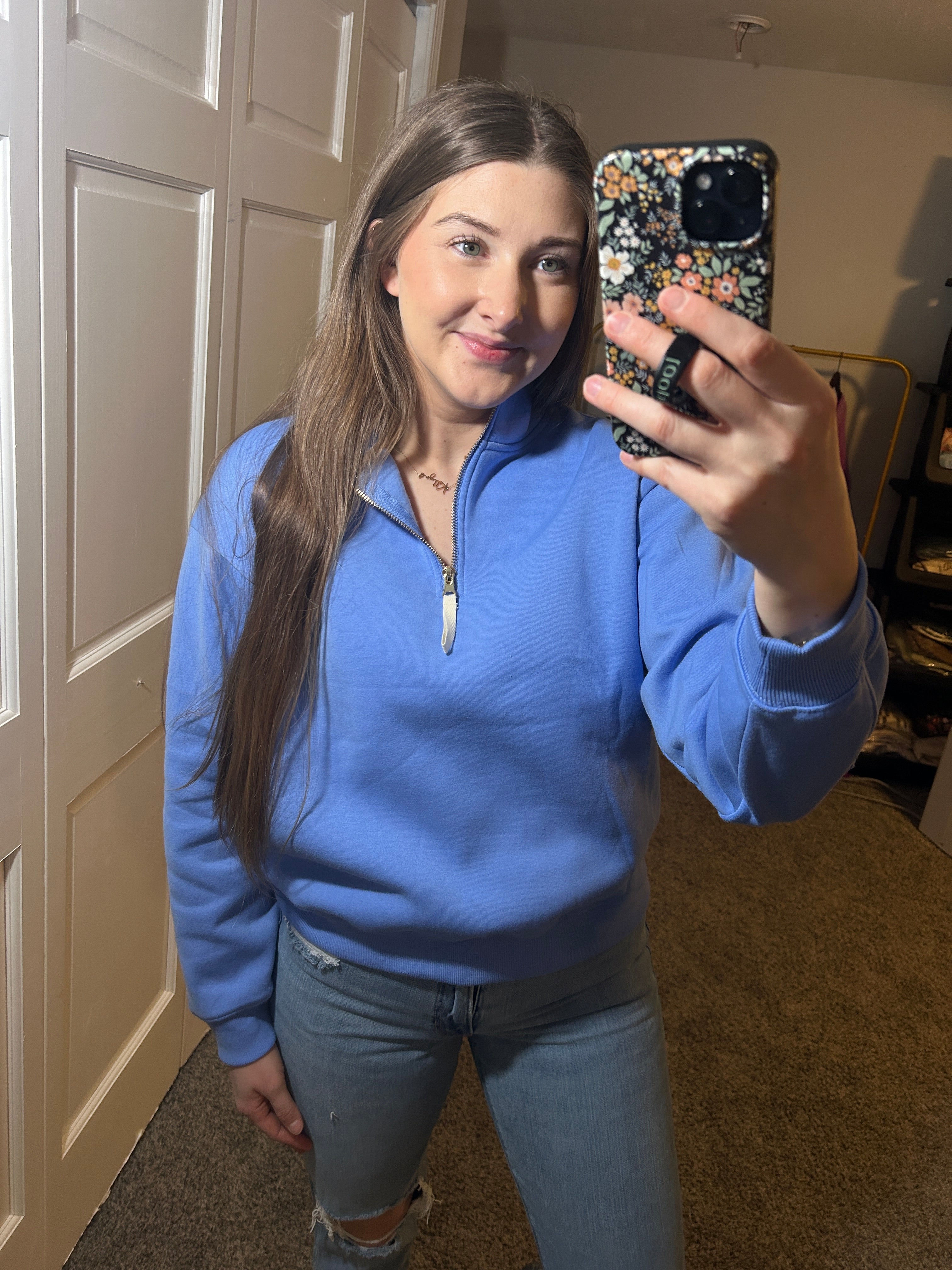 Blue Lagoon Quarter Zip